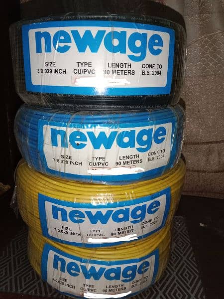 Newage Electric cables 7.29 Pure copper for sale. con. 0313.4438836 0