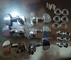 New guitar tunning pegs steel with all accessories