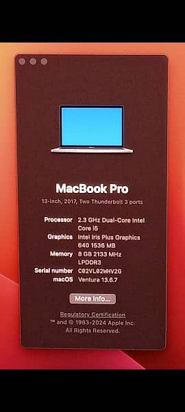 MacBook Pro 2016 2017 13" Touch Bar & Non Touch Bar 1