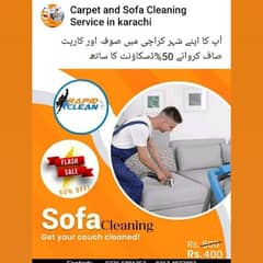 Rapid sofa carpet cleaning service