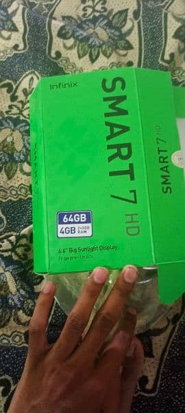 Infinix smart 7 HD Ram 2+2 , 64GBmemory urgently sale 6