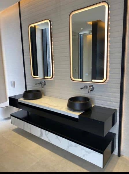 designer Corian and PVC vanities jacuzzi bathtubs  shower tray 2