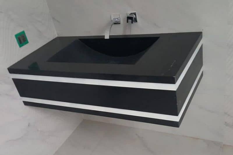 designer Corian and PVC vanities jacuzzi bathtubs  shower tray 4