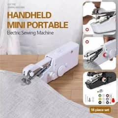 SHOPAHOLIC Handheld Portable Mini Electric Cordless Sewing Machine