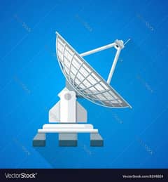Dish Antenna and Andriod tv box