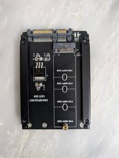 NEW Metal Case B+M Socket 2 M. 2 NGFF (SATA) SSD to 2.5 SATA