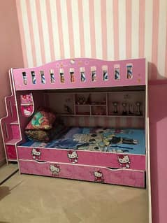 kids sliding bed