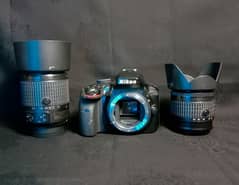 Nikon d3300 with 2 lens just in 50k