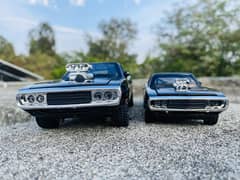 Dodge Challenger and Ford Mustang Model Cars