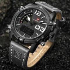 Naviforce watch dual dial