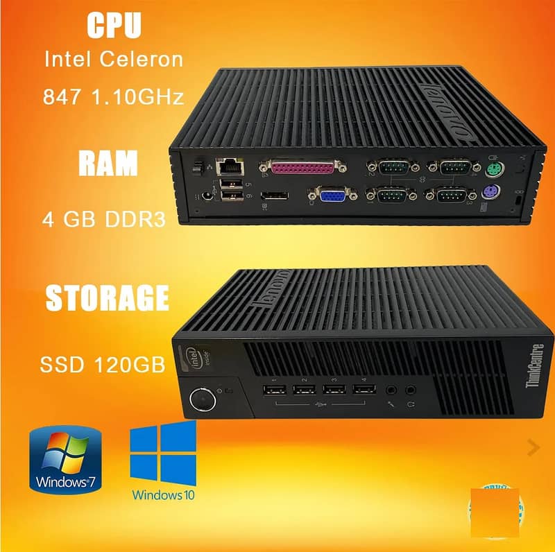 Mini PC with Serial and Parallel Ports 1