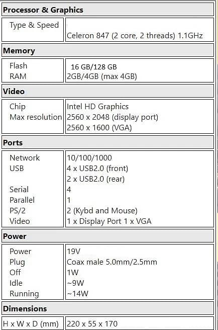 Mini PC with Serial and Parallel Ports 6