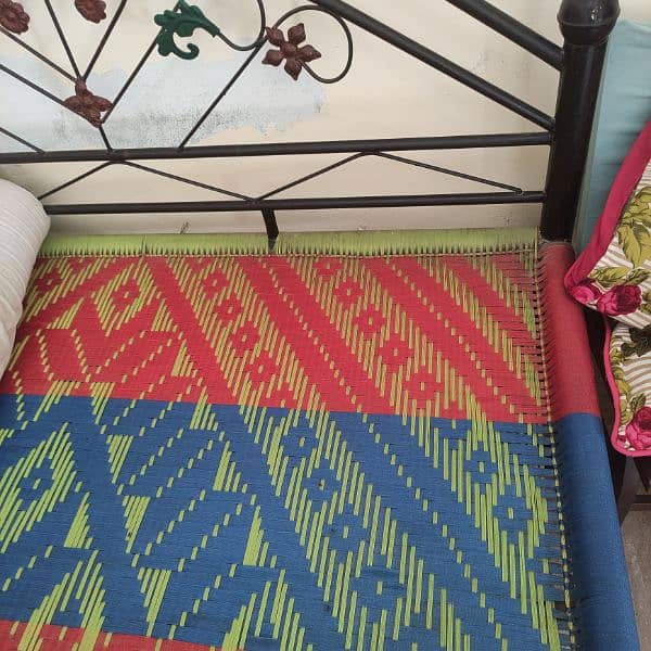 Iron Bed with mattress in new condition 1