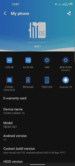 Techno Camon 15