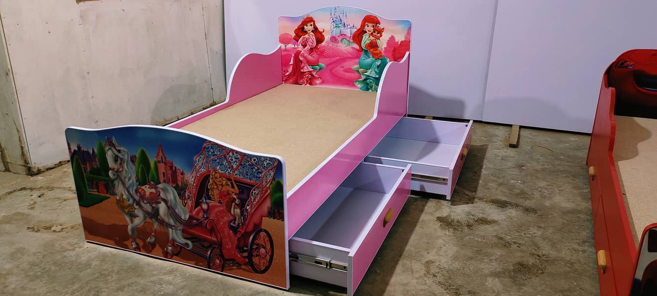 Princess Girls Single Beds | Brand New Kids Single Bed for Girls Sale 2