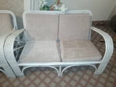 Cane sofa set 4 seater 0