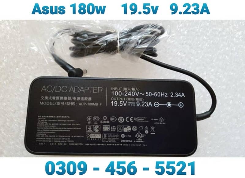 Laptop Charger Asus 180w 230w 280w Original Adapter 6.0*3.7mm 6