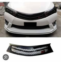 corolla gli front grille