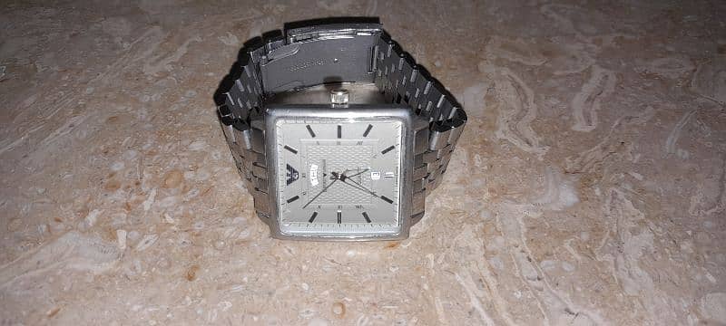 Automatic Orient 17 jewel Tristar Crystal & Armani watch 3