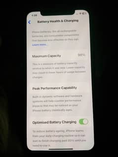 I phone 11 pro 64 gb ma ha 98 battery health
