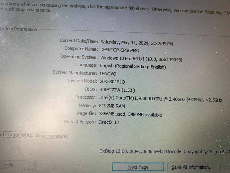 Lenovo Thinkpad for urgent sale 8