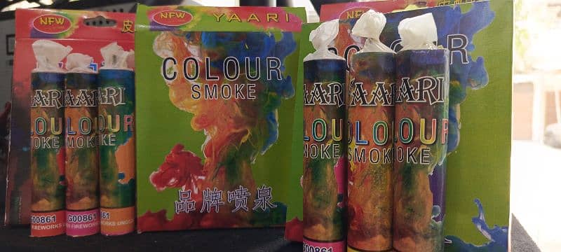 colour smoke , cake box 1