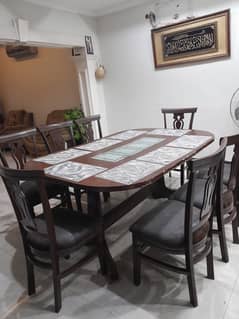 Dining table 8 chairs