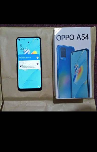 OPPO A54 4+3 128 COMPLETE BOX  32k 1