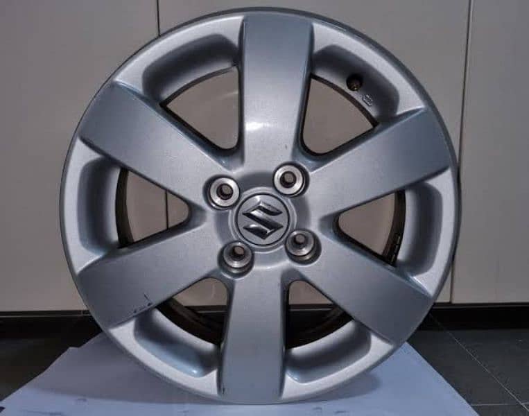 SUZUKI SWIFT DLX ALLOY RIMS | 15 INCH | 10/8.5 2