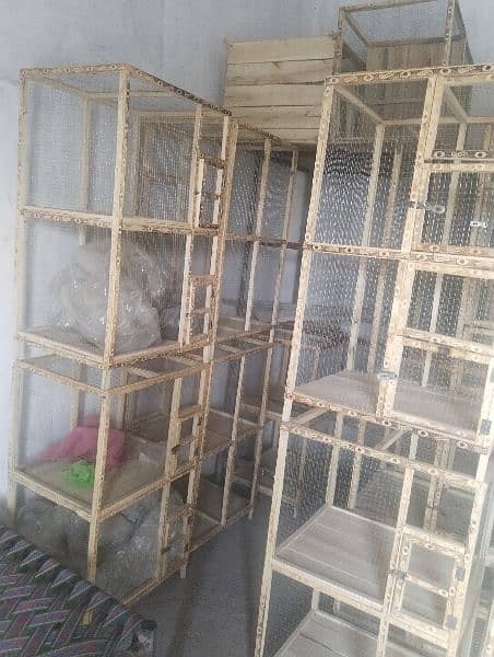 beautiful wooden-bird hen cage new two portion size 36*24*18 2