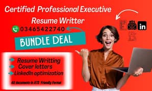 I will Deliver executive ATS resume writing, cover letter and LinkedIn