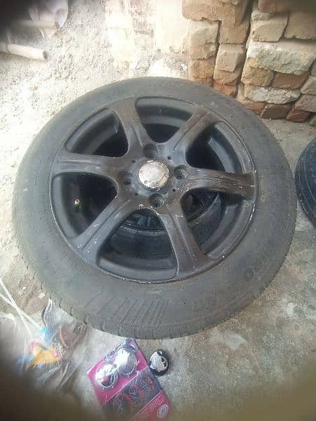 15 inch/size Rims and Tyres 114Pcd 175/65R15 10