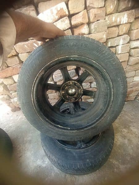 15 inch/size Rims and Tyres 114Pcd 175/65R15 16