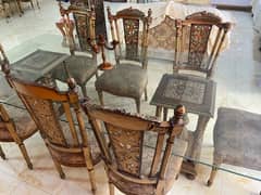 MASTER DINING TABLE WITH 8 chairs