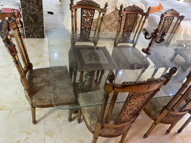 MASTER DINING TABLE WITH 8 chairs 1