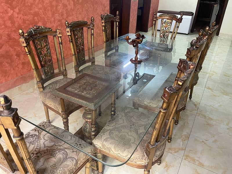 MASTER DINING TABLE WITH 8 chairs 2