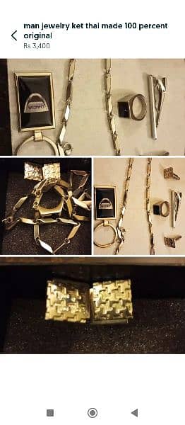 man Thai made silver set branded 1