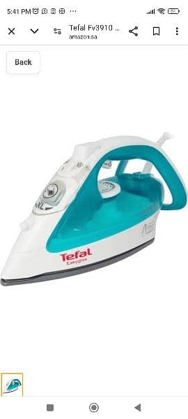 Tefal imported from saudia steam iron made in France 0