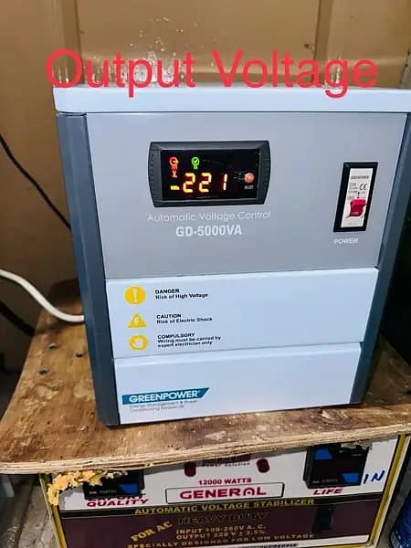 Imported Digital Servo Motor Stabilizer 100% copper auto voltage 0