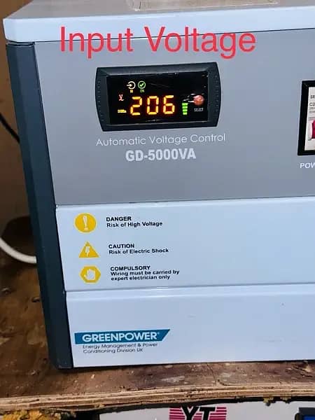 Imported Digital Servo Motor Stabilizer 100% copper auto voltage 1