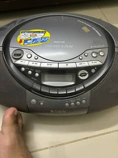 Sony MP3 USB REC  CD and cassette player