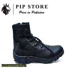 Army Style Boots for mens (Black)