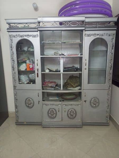 Bedroom furniture complete set in gray colour 4