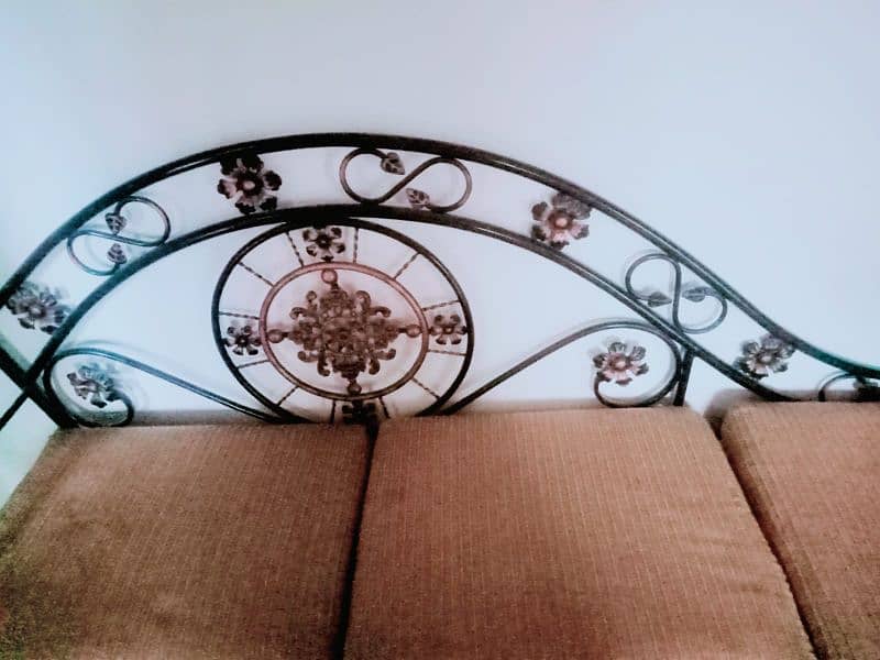 Wrought iron sofa set 1