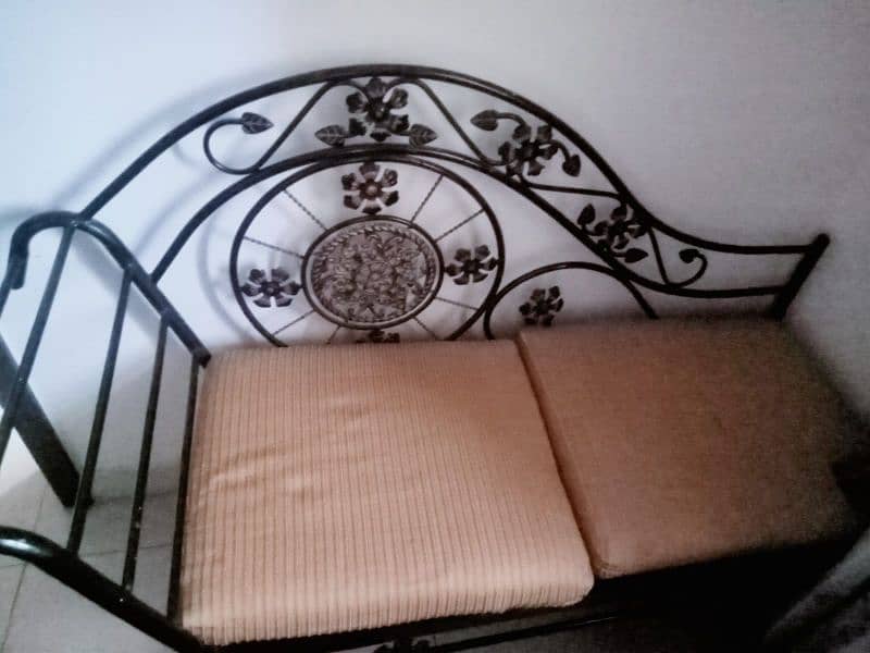 Wrought iron sofa set 2