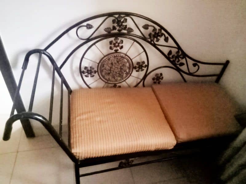 Wrought iron sofa set 3