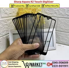 Sharp Aquos R2 - R3 - R5 Touch OCA Glass Replacement Original