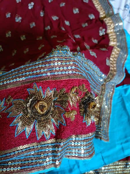 bridal lehnga almost new 4