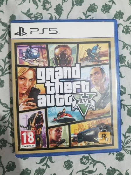 GTA5, PS5 brand new condition slightly used. 0