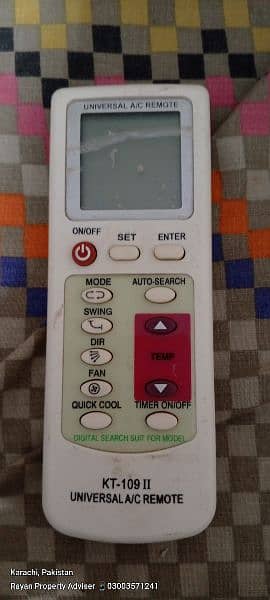 AC universal remote 0